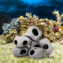 Load image into Gallery viewer, Purple Sand Aquarium Decoration Fish Shrimps Shelter House Pottery Landscaping Ornaments Decor Fish Tank Submarine Cave Decor
