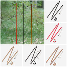 Load image into Gallery viewer, Outdoor Camping Folding Lamp Stand Aluminum Alloy Desktop Lamp Post Bracket Lighting Camp Hanging Stand Camping Hanging Lamp Post
