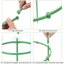 Load image into Gallery viewer, Plant Support Pile Half Round Climbing Vines Stake Bonsai Fixing Rod Garden Plant Stake Holder Flower Ring Support Rack
