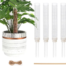 Load image into Gallery viewer, Moss Poles Plants Plant Support Plastic Transparent Reusable Indoor Potted Sticks Train Creeper Plant to Grow Upward For Garden
