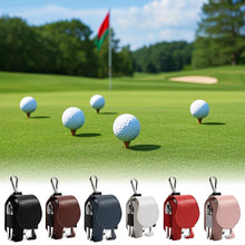 Load image into Gallery viewer, Golf Mini Double Ball Bag PU Golf Ball Bag Small Waist Bag Small Ball Bag Accessory Bag
