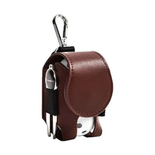 Load image into Gallery viewer, Golf Mini Double Ball Bag PU Golf Ball Bag Small Waist Bag Small Ball Bag Accessory Bag
