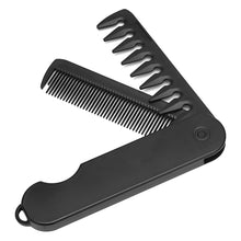 Load image into Gallery viewer, Multifuncional Portable Plastic Folding Pocket Combs Barber Men Oil Head Beard Combs Hair Styling Wide Tooth Combs
