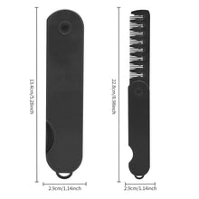 Load image into Gallery viewer, Multifuncional Portable Plastic Folding Pocket Combs Barber Men Oil Head Beard Combs Hair Styling Wide Tooth Combs
