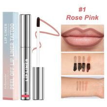 Load image into Gallery viewer, Tear and Pull Lipliner Matte Matte Surface Do Not Stick To Cup Lipstick Pen Line Hook Lip Marker Makeup Pen
