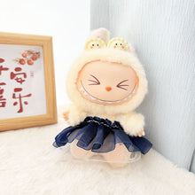 Load image into Gallery viewer, Miniature Saree and Dumpling Hair Clip Set for 17cm Labubu Dolls Cute DIY Doll Clothes Fashion Accessories Lovely Outfit Gifts for Girls Friends
