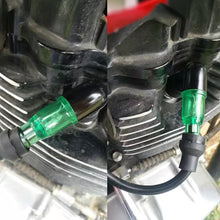 Load image into Gallery viewer, Motorcycle Flash Spark Plug Cap Ignition Spark Plug Cap 90Degree Flashing Spark Plug Cap
