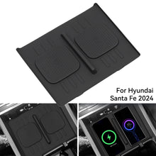 Load image into Gallery viewer, Car Phone Non-slip Wireless Charging Pad Charger Mat Silicone Protective Pad for Hyundai Santa Fe 2024 Accessories
