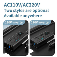 Load image into Gallery viewer, Car Converter 200W Inverter 12V to 220V 12V to 110V Power Converter 12V Vehicles
