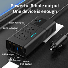 Load image into Gallery viewer, Car Converter 200W Inverter 12V to 220V 12V to 110V Power Converter 12V Vehicles
