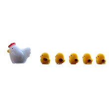 Load image into Gallery viewer, 5Pcs/6Pcs/9Pcs/11Pcs Car Center Console Dashboard Navigator Screen Decoration Mini Yellow Chicks Hen House Ornaments Auto Interior Accessories
