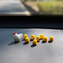 Load image into Gallery viewer, 5Pcs/6Pcs/9Pcs/11Pcs Car Center Console Dashboard Navigator Screen Decoration Mini Yellow Chicks Hen House Ornaments Auto Interior Accessories

