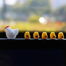 Load image into Gallery viewer, 5Pcs/6Pcs/9Pcs/11Pcs Car Center Console Dashboard Navigator Screen Decoration Mini Yellow Chicks Hen House Ornaments Auto Interior Accessories
