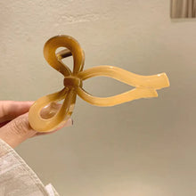 Load image into Gallery viewer, Elegant Bowknot Hair Clip Simple Temperamental Updo Hairpin Hair Claw Clip Multicolor Headwear Hair Accessory for Women
