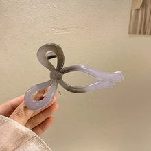 Load image into Gallery viewer, Elegant Bowknot Hair Clip Simple Temperamental Updo Hairpin Hair Claw Clip Multicolor Headwear Hair Accessory for Women
