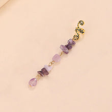 Load image into Gallery viewer, Personalized Natural Stone Pendant Hair Ring Fashionable Retro Braided Hair Tie Adjustable Hair Band Headwear Hair Accessories
