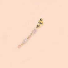 Load image into Gallery viewer, Personalized Natural Stone Pendant Hair Ring Fashionable Retro Braided Hair Tie Adjustable Hair Band Headwear Hair Accessories
