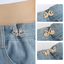 Load image into Gallery viewer, Multishaped Waist Buckle Detachable No-staple No-sew Button Durable Alloy Buckle Skirt Pants DIY Clothing Accessories
