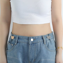 Load image into Gallery viewer, Multishaped Waist Buckle Detachable No-staple No-sew Button Durable Alloy Buckle Skirt Pants DIY Clothing Accessories
