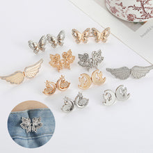 Load image into Gallery viewer, Multishaped Waist Buckle Detachable No-staple No-sew Button Durable Alloy Buckle Skirt Pants DIY Clothing Accessories
