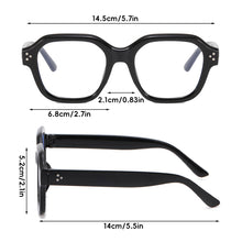 Load image into Gallery viewer, Fashionable Square Frame Blue-light-blocking Glasses Retro Decorative Glasses Comfortable Versatile Glasses for Adult
