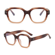 Load image into Gallery viewer, Fashionable Square Frame Blue-light-blocking Glasses Retro Decorative Glasses Comfortable Versatile Glasses for Adult
