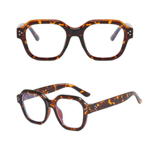 Load image into Gallery viewer, Fashionable Square Frame Blue-light-blocking Glasses Retro Decorative Glasses Comfortable Versatile Glasses for Adult
