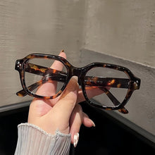 Load image into Gallery viewer, Fashionable Square Frame Blue-light-blocking Glasses Retro Decorative Glasses Comfortable Versatile Glasses for Adult
