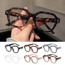 Load image into Gallery viewer, Fashionable Square Frame Blue-light-blocking Glasses Retro Decorative Glasses Comfortable Versatile Glasses for Adult
