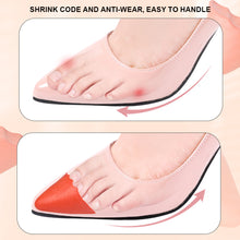 Load image into Gallery viewer, PU Toe Plug Thickened Soft Comfortable Anti-wear Toe Filling Insole Adjust Shoe Size Protect Foot Shoe Accessory for Men Women
