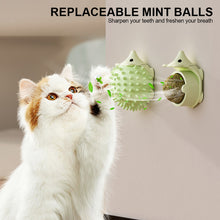 Load image into Gallery viewer, Creative Cat Toy Rotatable Catnip Ball Toy Dustproof Moisture-proof Teeth Grinding Itching Device Cat Toy for Indoor Playing
