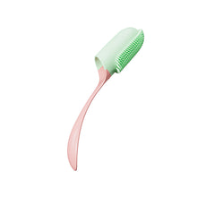 Load image into Gallery viewer, Soft Durable Color Contrast Long Handle Pet Toothbrush Deeply Clean Teeth Dirt Oral Cleaning Tool Finger Cover Pet Accessories
