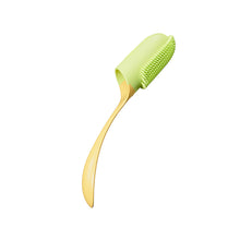 Load image into Gallery viewer, Soft Durable Color Contrast Long Handle Pet Toothbrush Deeply Clean Teeth Dirt Oral Cleaning Tool Finger Cover Pet Accessories
