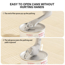 Load image into Gallery viewer, Pet Cat Canned Food Spoon Soft Multifunctional Portable Can Opener Feeding Spoon Wet Food Can Spoon Can Lid Pet Feeding Tool
