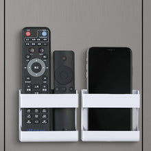 Load image into Gallery viewer, Wall-mounted Adhesive Mobile Phone Charging Stand Remote Control Storage Box Multi-functional Wall-mounted Organizer
