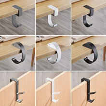 Load image into Gallery viewer, Adjustable Desk Edge Hook Gaming Headset Desk Hanger Backpack Storage Hanging Hook Holder Punch-free Home Office Organizer
