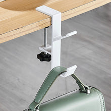 Load image into Gallery viewer, Adjustable Desk Edge Hook Gaming Headset Desk Hanger Backpack Storage Hanging Hook Holder Punch-free Home Office Organizer
