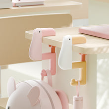 Load image into Gallery viewer, Cute Portable Desk Side Hanging Bag Hook Multifunctional Adjustable Table Bag Hanger Plastic Travel Bag Organizer
