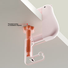 Load image into Gallery viewer, Cute Portable Desk Side Hanging Bag Hook Multifunctional Adjustable Table Bag Hanger Plastic Travel Bag Organizer
