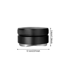 Load image into Gallery viewer, Coffee Distributor Espresso Distribution Tool Leveler 3 Angled Slopes Adjustable Palm Tamper Fits 51/53/58mm
