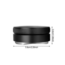 Load image into Gallery viewer, Coffee Distributor Espresso Distribution Tool Leveler 3 Angled Slopes Adjustable Palm Tamper Fits 51/53/58mm

