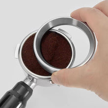 Load image into Gallery viewer, Coffee Catcher Ring Anti-fly Powder Ring Grinder Catcher Ring 51mm 53mm 58mm Coffee Handle Cloth Powder Dosing Ring Coffee Tools
