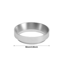 Load image into Gallery viewer, Coffee Catcher Ring Anti-fly Powder Ring Grinder Catcher Ring 51mm 53mm 58mm Coffee Handle Cloth Powder Dosing Ring Coffee Tools
