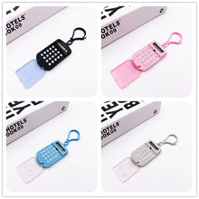 Load image into Gallery viewer, Mini Calculator Pocket Basic Calculator Keychain Cute &amp; Portable For Student Kids Teen Teacher Supply Classroom Tool
