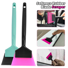 Load image into Gallery viewer, Car Corner Windshield Window Tint Mirror Squeegee Rubber Blade Scraper Handheld Cleaning Tool
