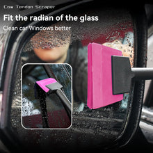 Load image into Gallery viewer, Car Corner Windshield Window Tint Mirror Squeegee Rubber Blade Scraper Handheld Cleaning Tool
