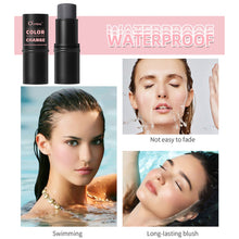 Load image into Gallery viewer, Multi Functional Warming Powder Blusher Stick Rouge Cream Lip Lipstick Lip Color Three in One Brightening Cosmetic Stick
