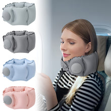 Load image into Gallery viewer, Neck Compression Inflatable U-shaped Pillow Portable Neck Pillow Compact Easy To Store Travel Car Airplane Neck Pillow Inflatable Pillow
