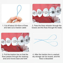 Load image into Gallery viewer, 35pcs/box Orthodontic Dental Floss Traction Device Braces Orthodontic Thread Threading Device Braces Thread Threading Device Specialized Thread Threading Device
