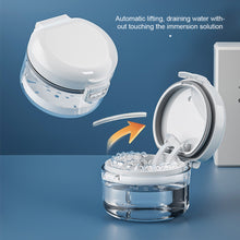 Load image into Gallery viewer, Portable Orthodontic Retainer Invisible Braces Box Braces Storage Box Soaking Invisible Teeth Denture Cleaning
